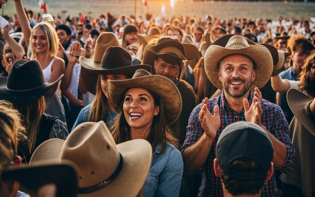 stagecoach festival crowd having fun